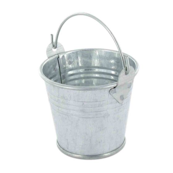 SEAU ZINC 5,5 CM ALUMINIUM IM#1526