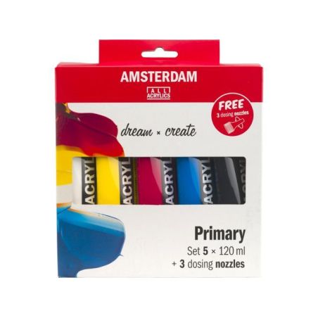 Acrylics couleurs primaires Amsterdam Color'i Acrylics couleurs primaires Amsterdam Color'i