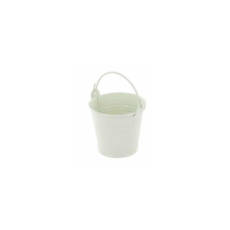 SEAU ZINC 5,5 CM BLANC IM#1527 SEAU ZINC 5,5 CM BLANC IM#1527