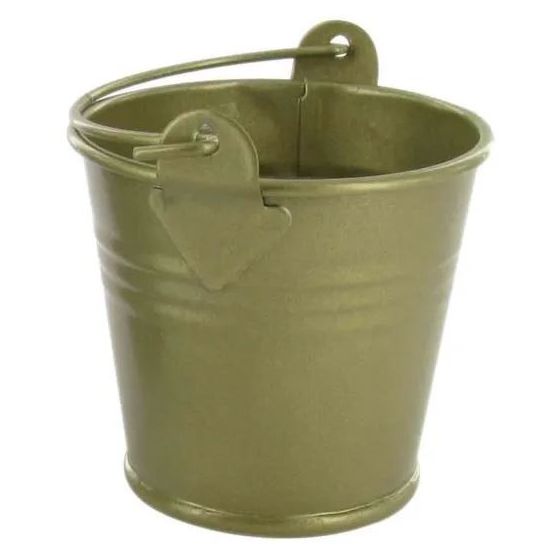 SEAU ZINC 5,5 CM DORE IM#1528
