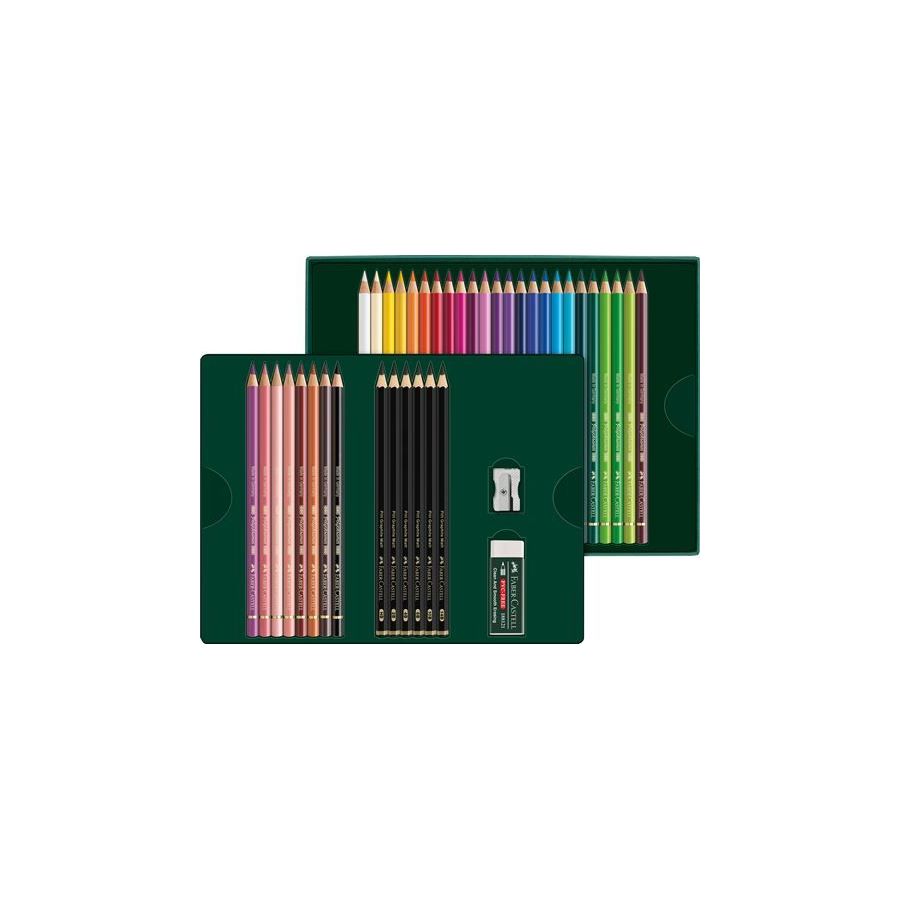 pochette de 40 polychromos & Pitt graphite matt