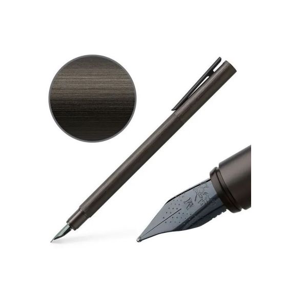 STYLO PLUME NEO SLIM FABER CASTELL NEO ALUMINIUM NOIR MAT