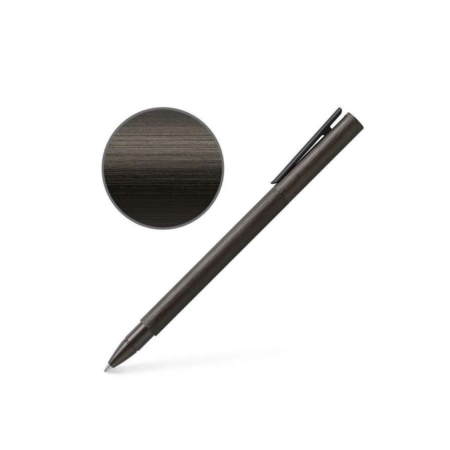 stylo roller néo-slime Faber Castell aluminium noir stylo roller néo-slime Faber Castell aluminium noir