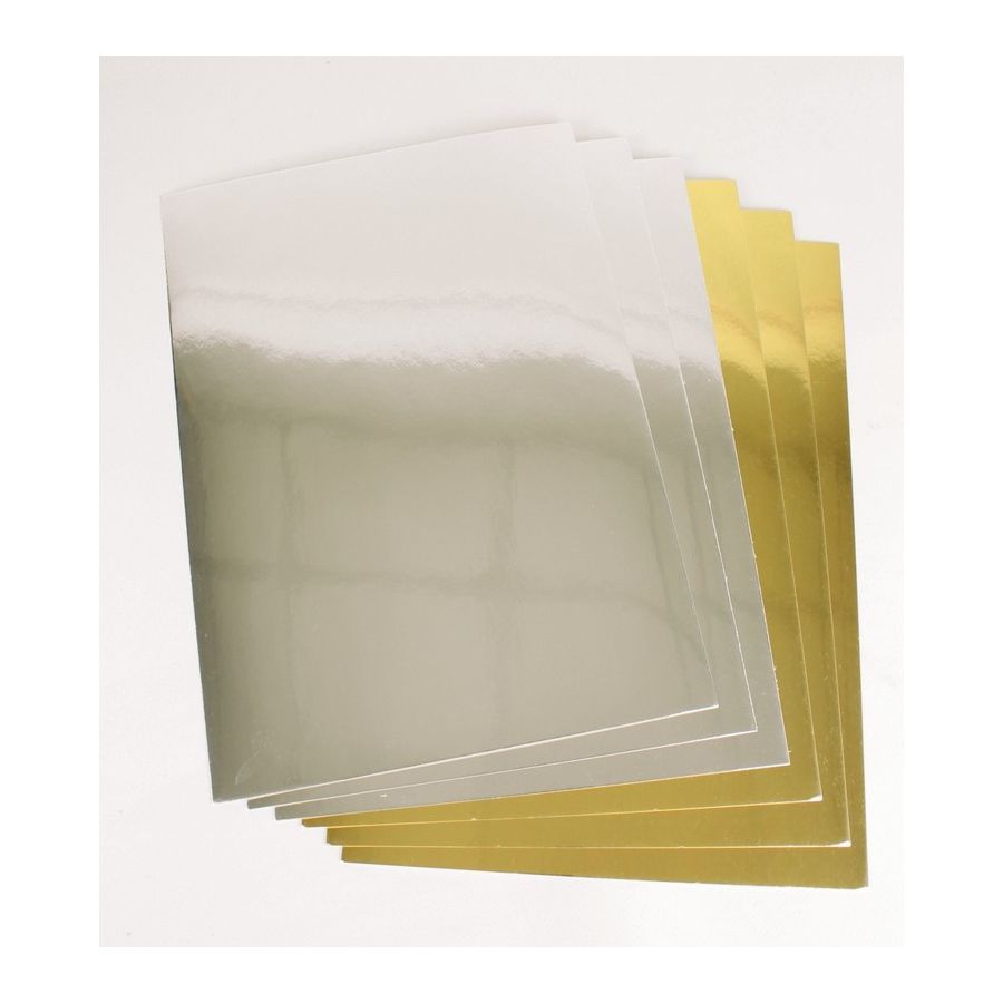 6 CARTES A4 EFFET MIROIR IM#1556 6 CARTES A4 EFFET MIROIR IM#1556