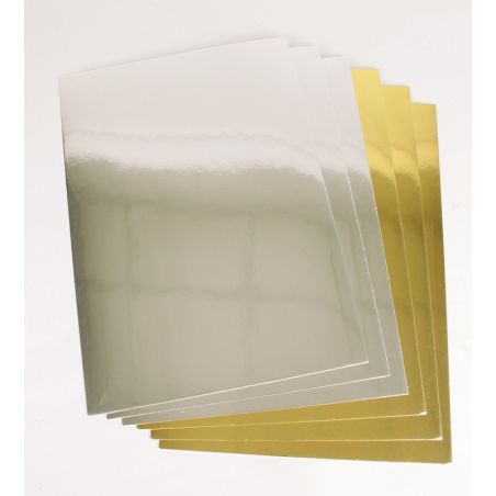 6 CARTES A4 EFFET MIROIR IM#1556