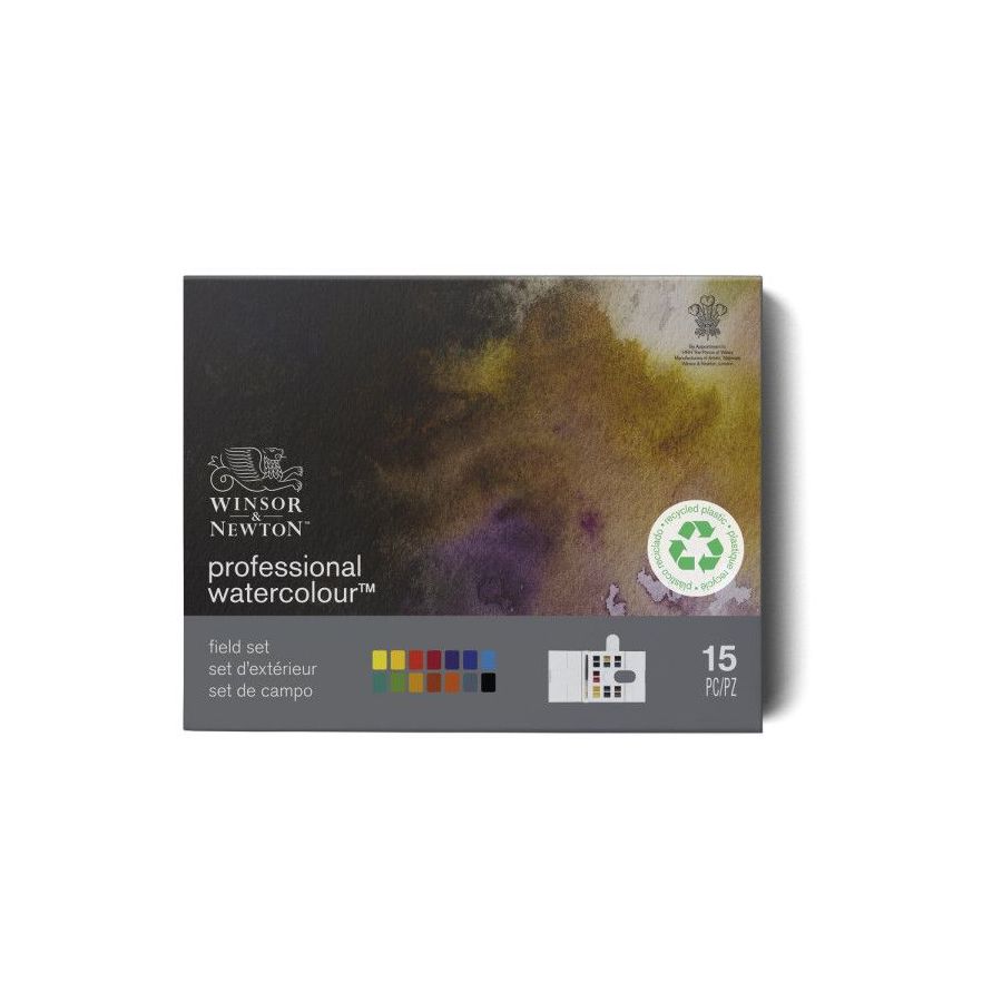 WINSOR & NEWTON BOITE AQUARELLE EXTRA FINE 14 1/2 GODETS WINSOR & NEWTON BOITE AQUARELLE EXTRA FINE 14 1/2 GODETS