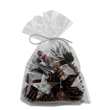 POCHON DECO NATURE NOEL IM#1577