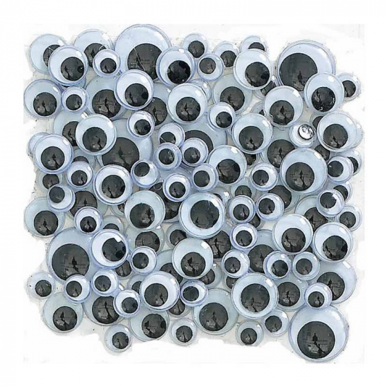 116 YEUX MOBILES NOIRS 8 MM+1,2 CM IM#1582