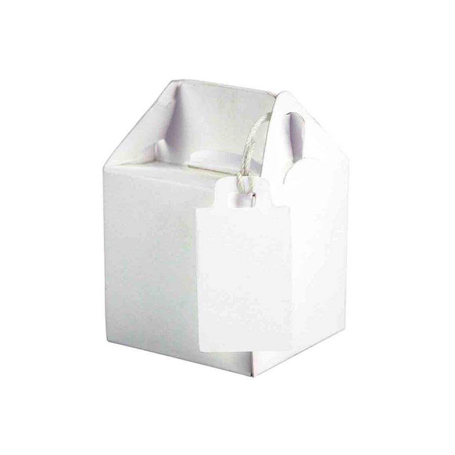 6 BOITES CADEAUX CARTON BLANC 7 X 5 CM IM#1590