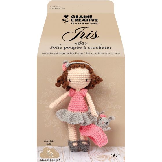 KIT CROCHET POUPEE IRIS