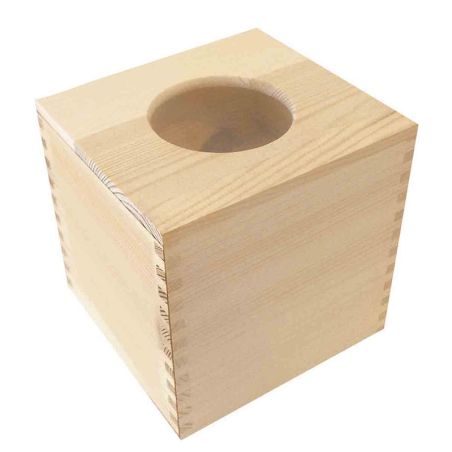 BOITE MOUCHOIRS CARRES 14 x 12,3 X 14CM IM#1605
