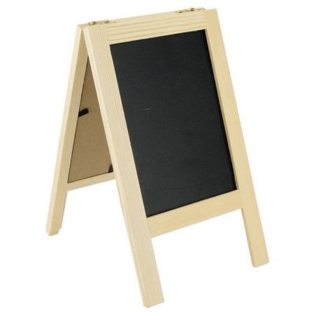 CHEVALET DOUBLE FACE ARDOISE  21 X 12 X 2 CM IM#1612