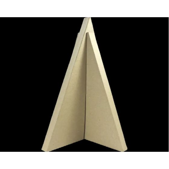 Sapin Triangle En Papier Mache