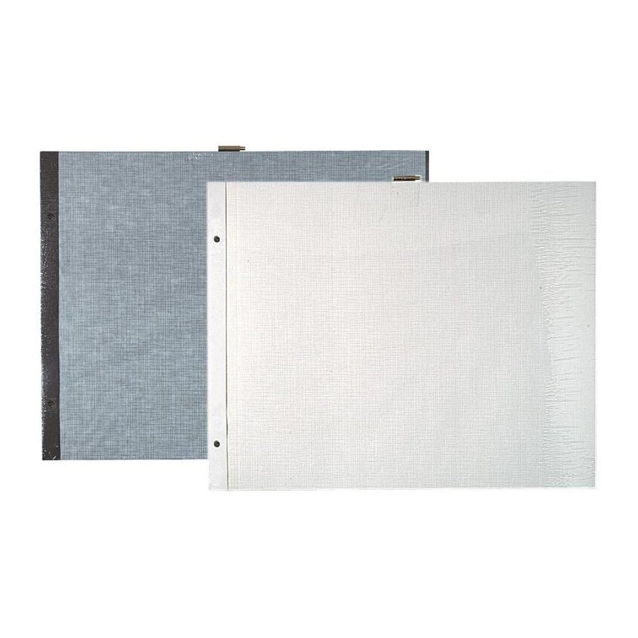 SACHET DE 10 RECHARGES ALBUM PHOTOS A VIS 29X37 BLANC