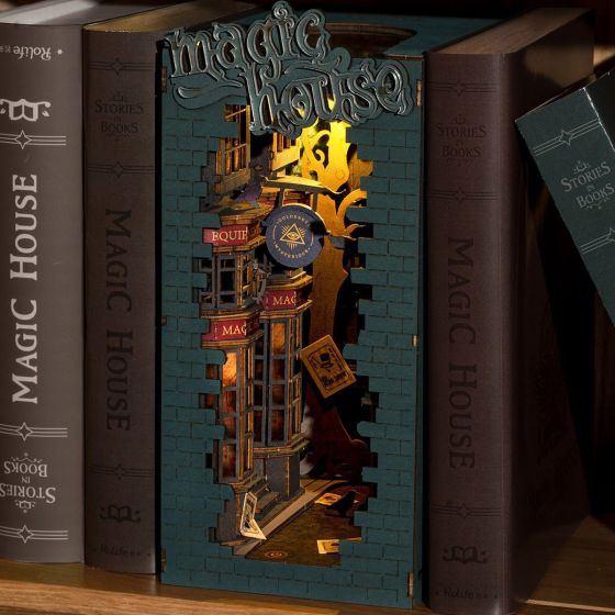Puzzle 3D En Bois Serre Livres - Magic House