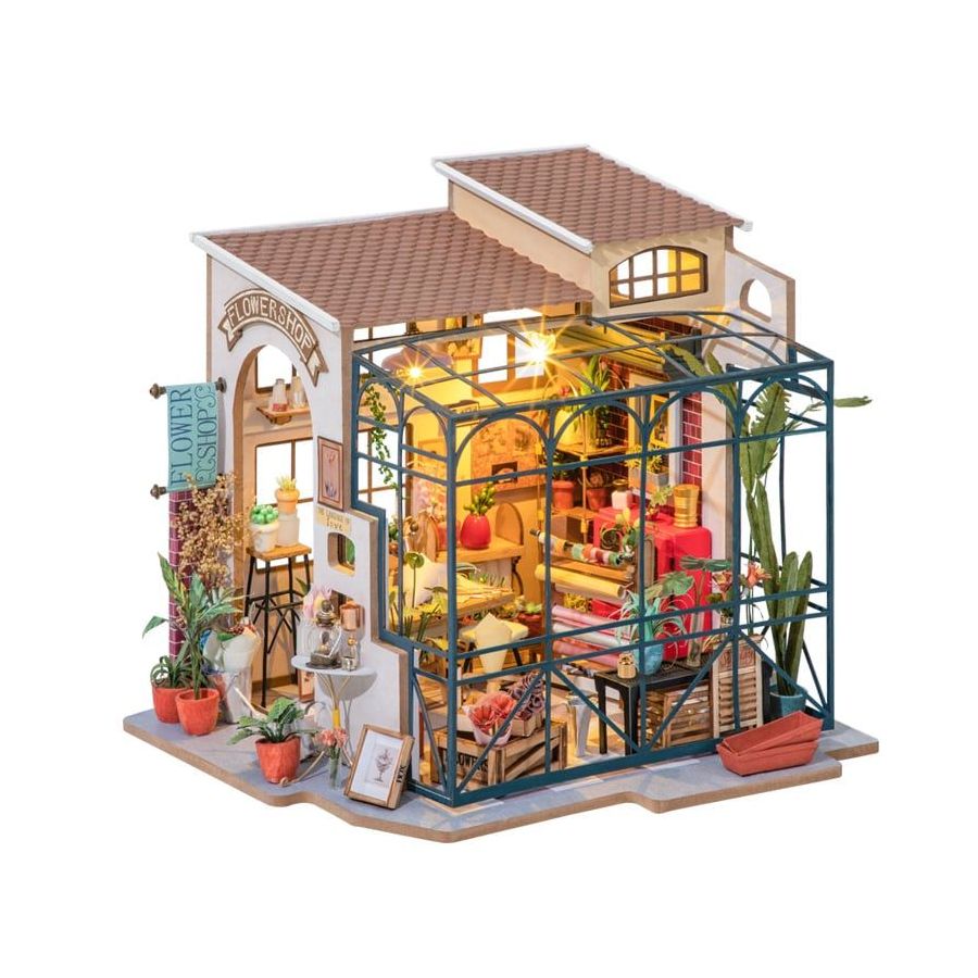 PUZZLE 3D EN BOIS - EMILY'S FLOWER SHOP PUZZLE 3D EN BOIS - EMILY'S FLOWER SHOP