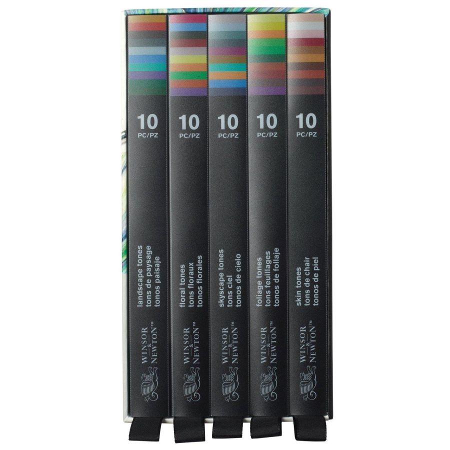Winsor & Newton Studio Collection 50 Crayons Aquarellables