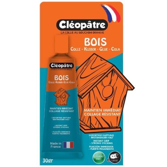 TUBE COLLE BOIS 30GR  - CLEO'TECH