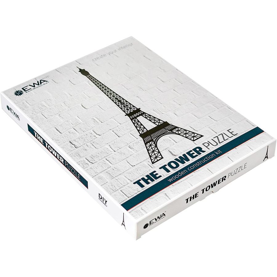 Puzzle Mural En Bois - Tour Eiffel 497X1300X7 Mm Puzzle Mural En Bois - Tour Eiffel 497X1300X7 Mm