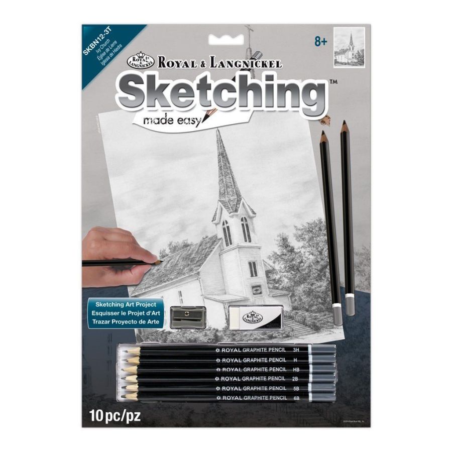 Royal & Langnickel - Sketching Standard - L'église de Campagne Royal & Langnickel - Sketching Standard - L'église de Campagne