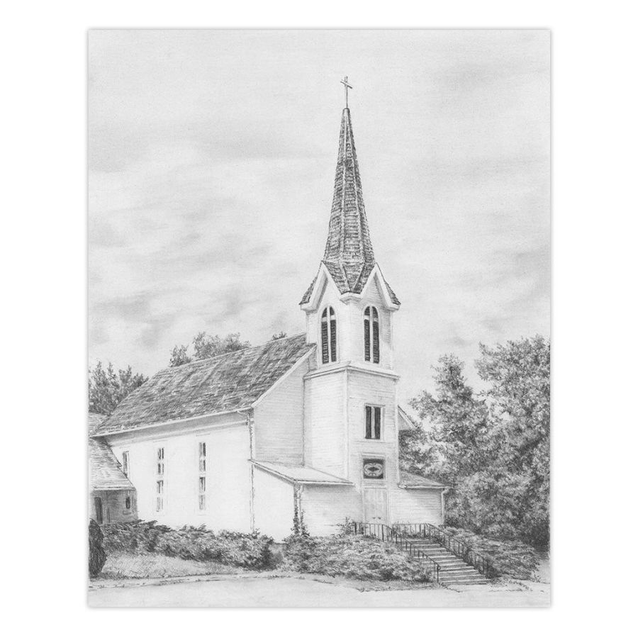 Royal & Langnickel - Sketching Standard - L'église de Campagne