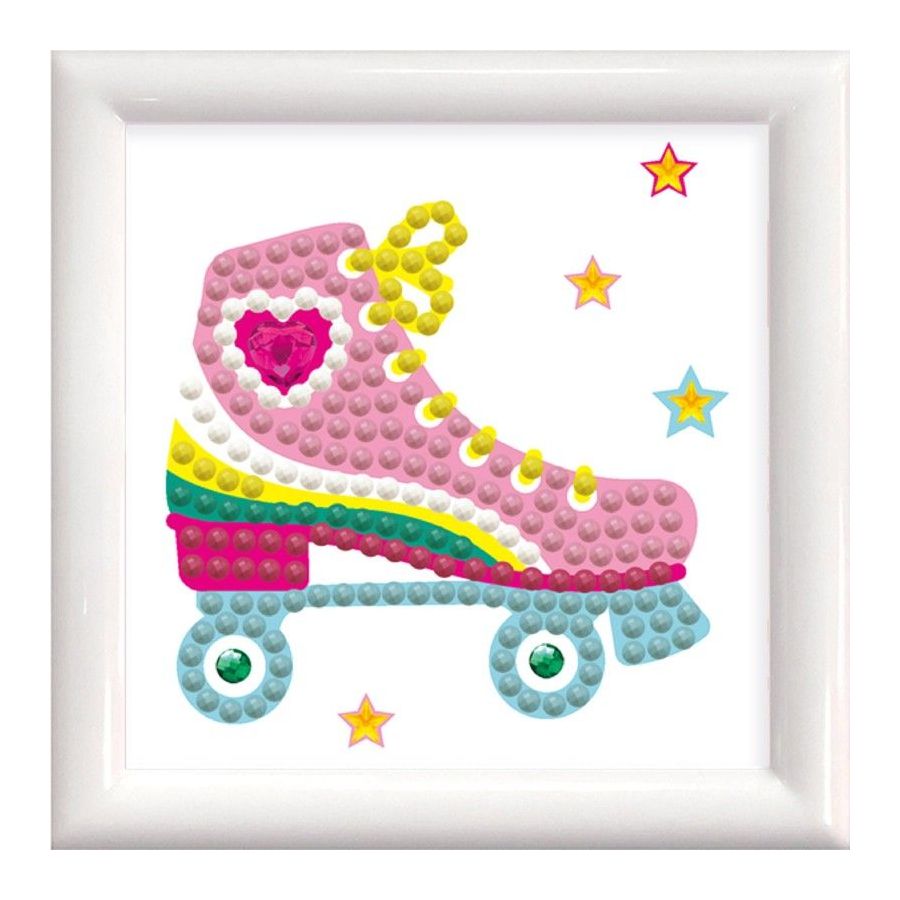 BRODERIE DIAMOND DOTZ AVEC CADRE LE ROLLER COLORE