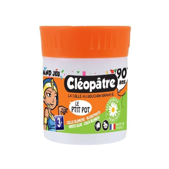 Pot Cleopatre Avec Sa Spatule En 35 Gr Colle Blanche