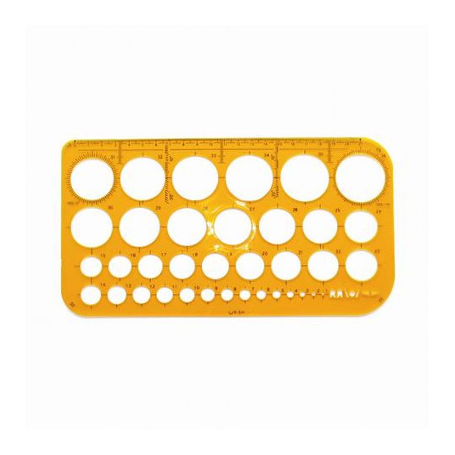 TRACE CERCLES DE 1 A 36 MM IM#1740