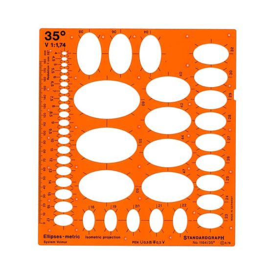 TRACE ELLIPSES 35° IM#1746