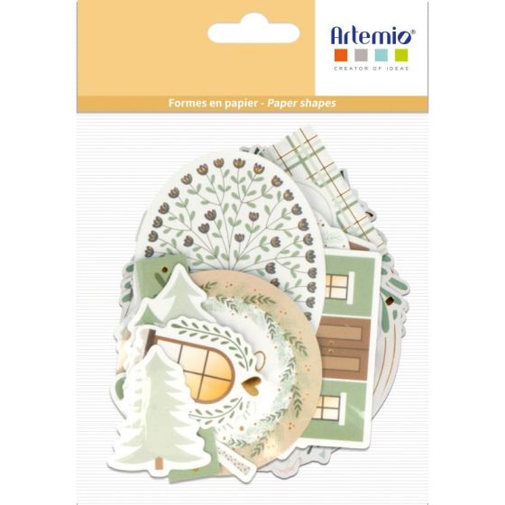 DIE CUT PAPER HOME 4 XMAS