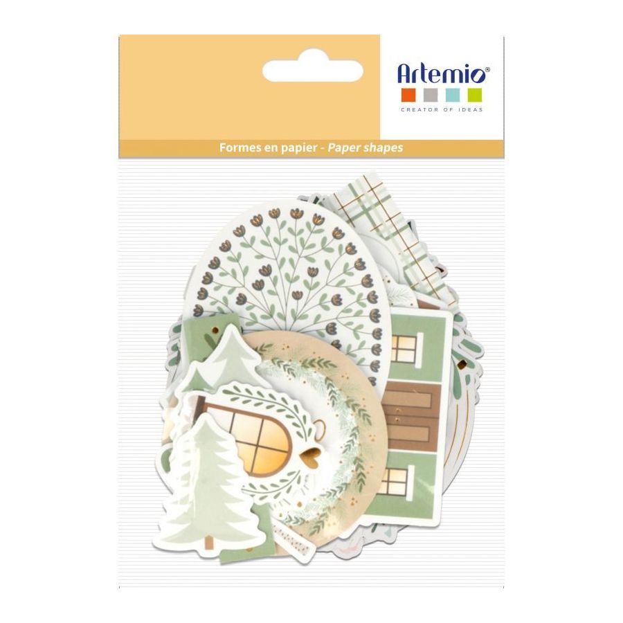 DIE CUT PAPER HOME 4 XMAS