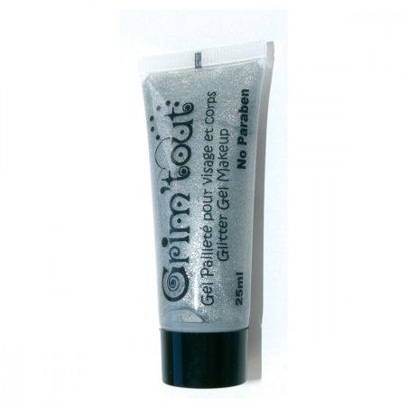 MAQUILLAGE GRIM - GEL PAILLETE VISAGE 25ML ARGENT IM#1755