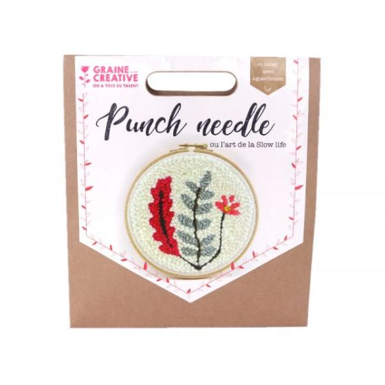 KIT PUNCH NEEDLE VEGETAL DIA. 200MM