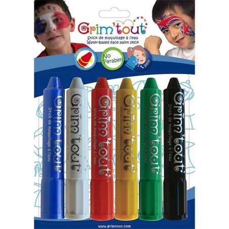 MAQUILLAGE GRIM - 6 STICKS SPORT IM#1760
