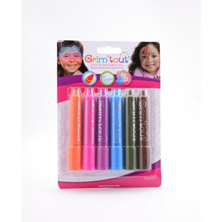 MAQUILLAGE GRIM - 6 STICKS ARC EN CIEL IM#1761 MAQUILLAGE GRIM - 6 STICKS ARC EN CIEL IM#1761