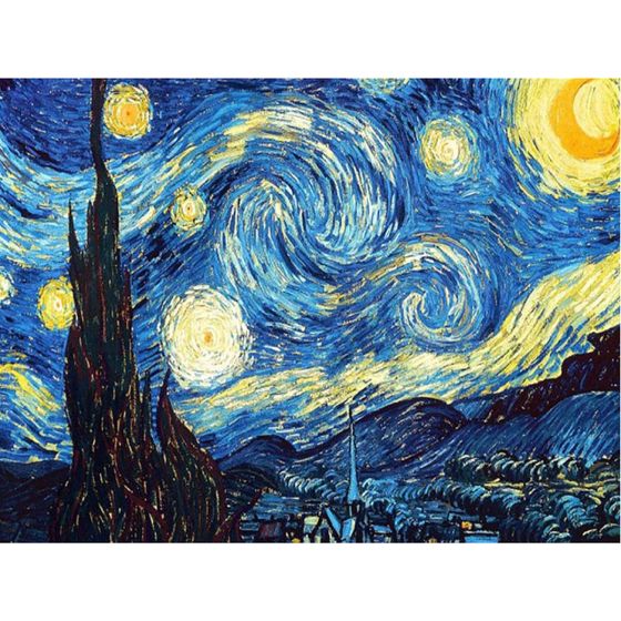 Kit Diamond Painting - La Nuit Etoilee - 30X40 Cm