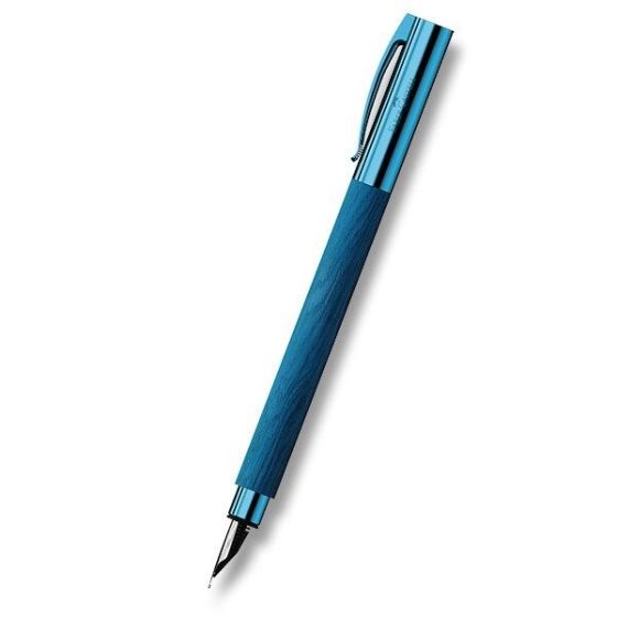 STYLO PLUME AMBITION BLUE WOOD M