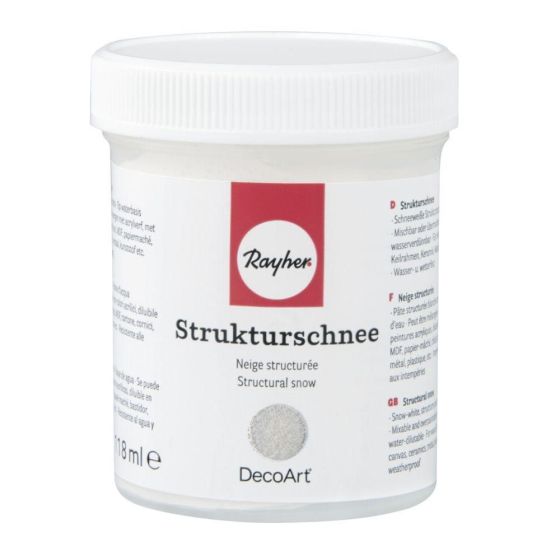 NEIGE STRUCTUREE BOITE 118ML RAYHER