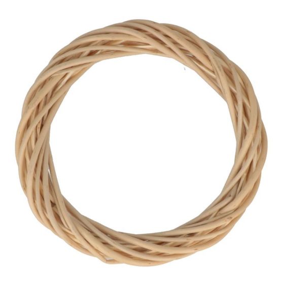 COURONNE EN OSIER 15 CM ARTEMIO