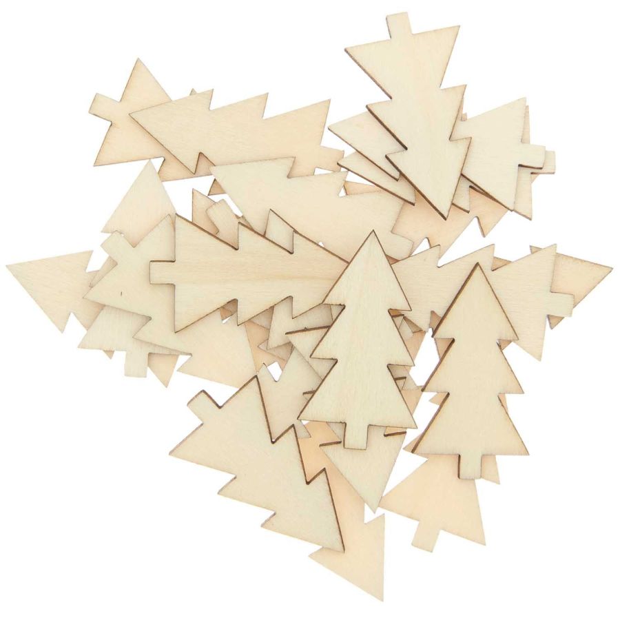 SAPIN EN BOIS NATUREL 36 PIECES RICO DESIGN