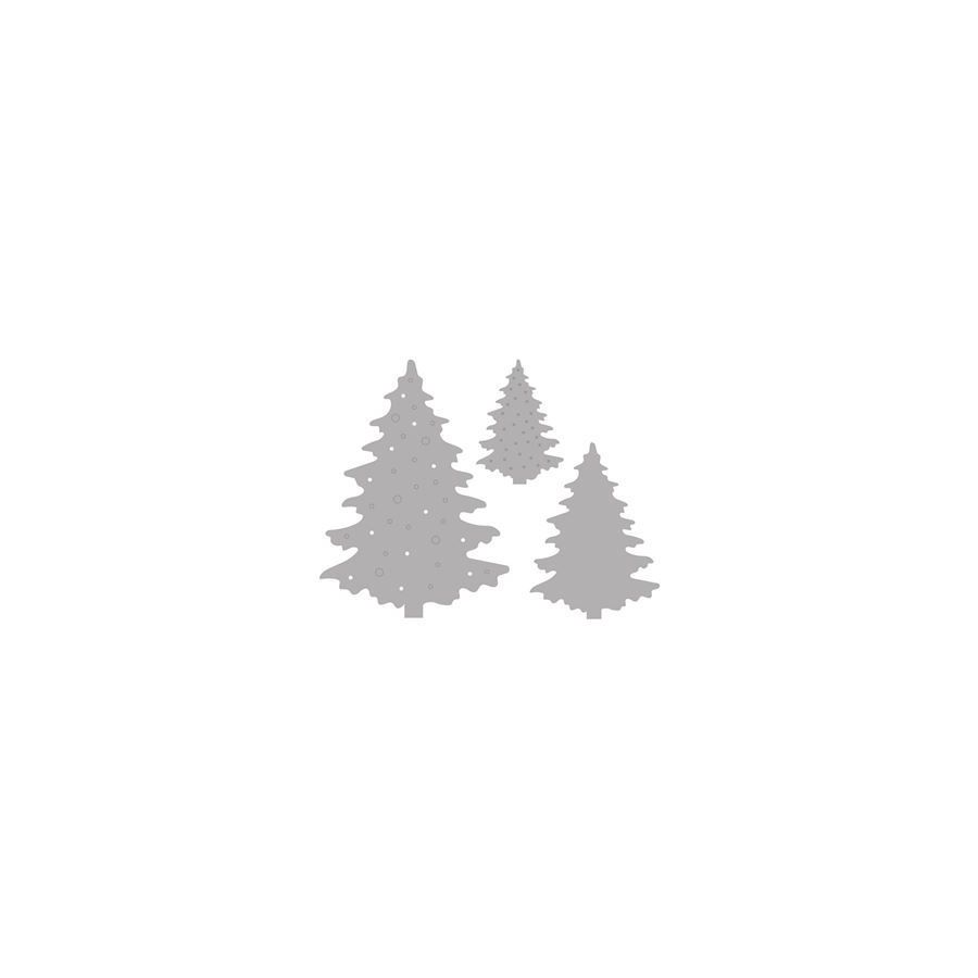 MATRICES DE DECOUPE SAPINS - 3 PIECES - RAYHER