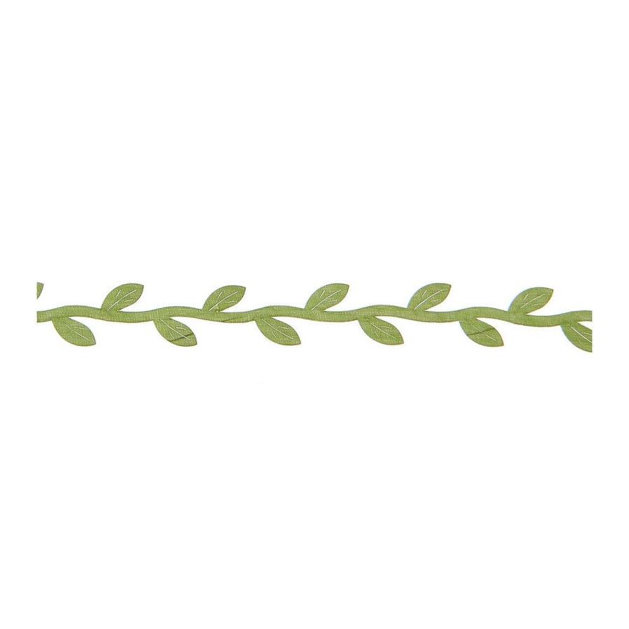 RUBAN GUIRLANDE FEUILLES VERTES 10 M - RICO DESIGN