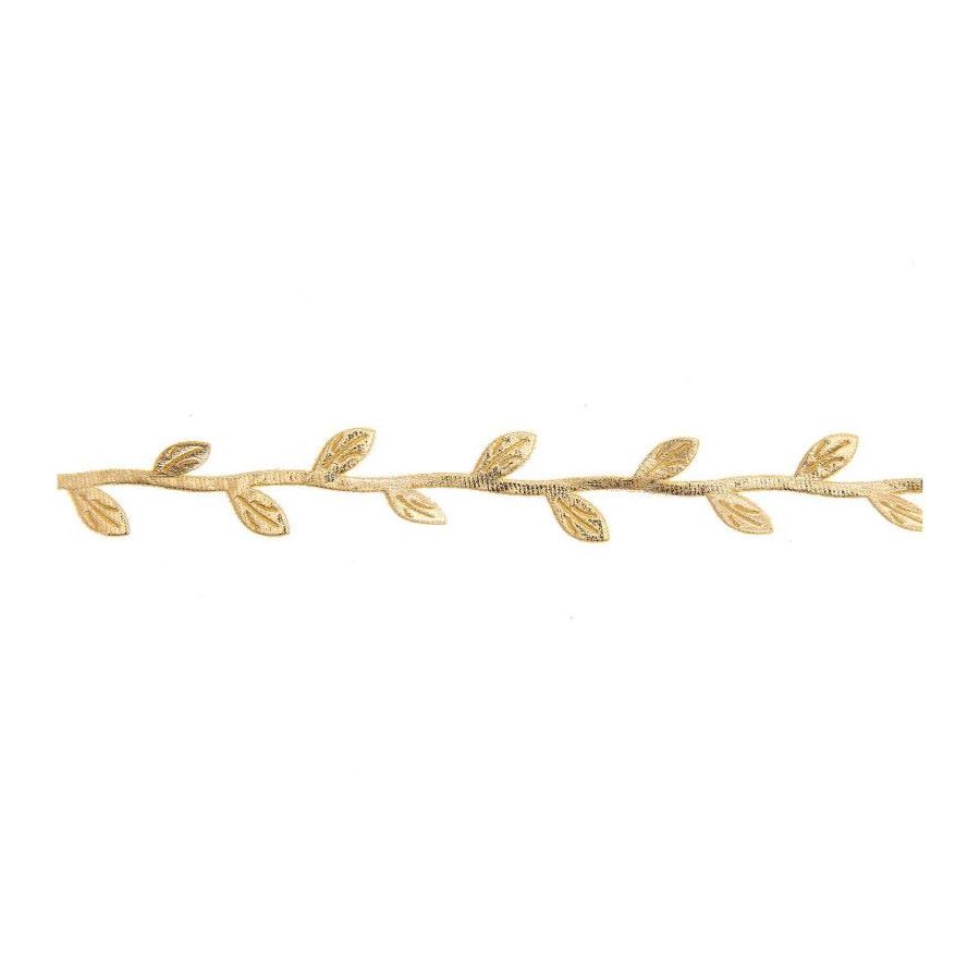 Ruban Guirlande Feuilles Or 10 M - Rico Design
