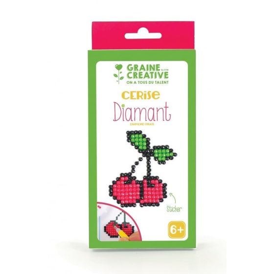 KIT DIAMOND MOSAIC STICKER - CERISE