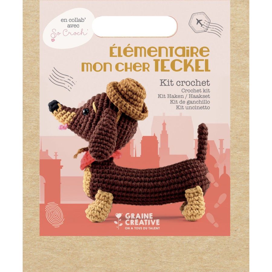 KIT AMIGURUMI TECKEL 180 MM