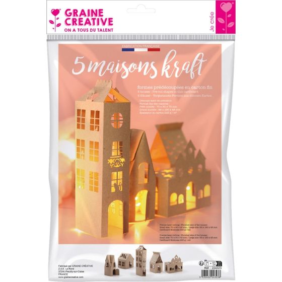 KIT 5 MAISONS KRAFT