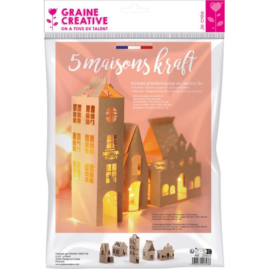 KIT 5 MAISONS KRAFT