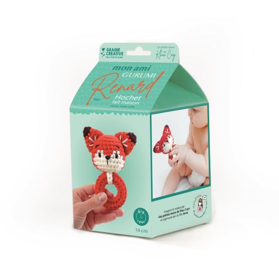 KIT GURUMI CROCHET HOCHET RENARD