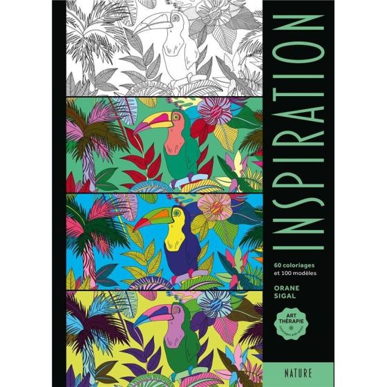 LIVRE COLORIAGES : INSPIRATION NATURE