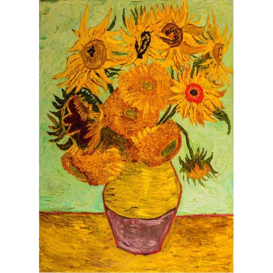 KIT DIAMOND PAINTING - TOURNESOLS 30X40 CM